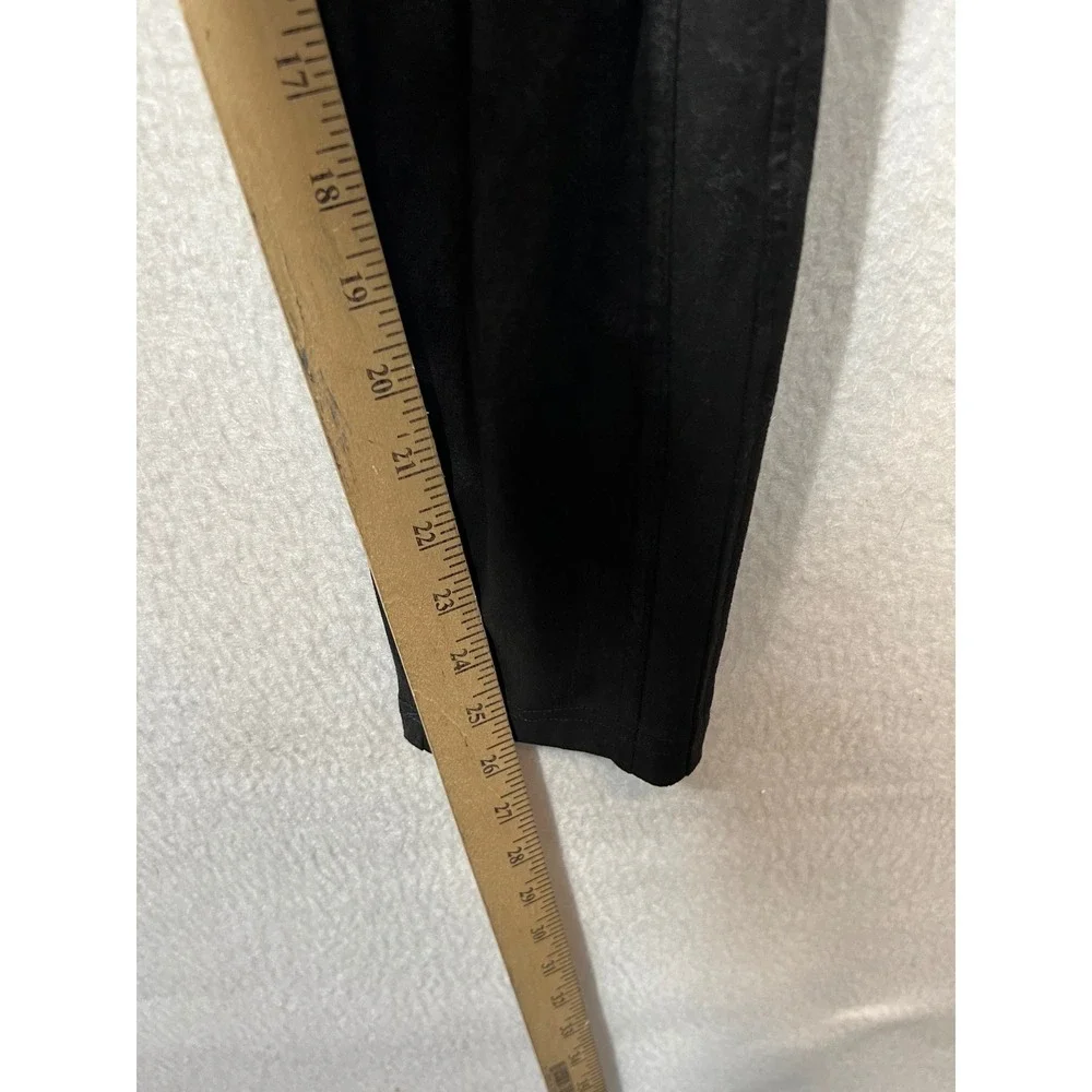 Free People Black Faux Leather Leggings Pants Moto Skinny Textured Size XS - Picture 6 of 11